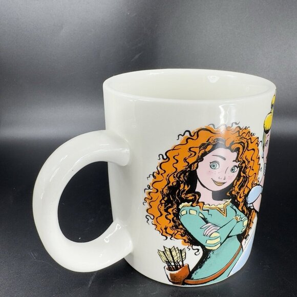 Disney Princess Ceramic Coffee Mug Cup With Crown Lid 18oz Mug Cup Multicolor - Picture 16 of 16